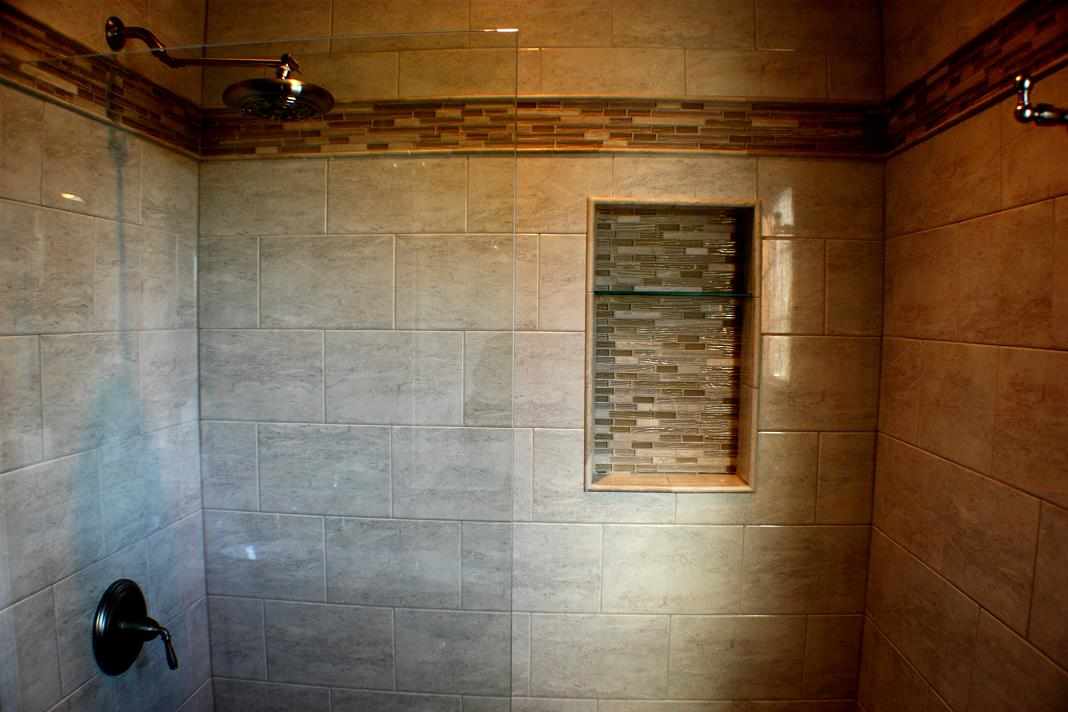 Glass Shower Niche - JW Construction & Design Studio Services