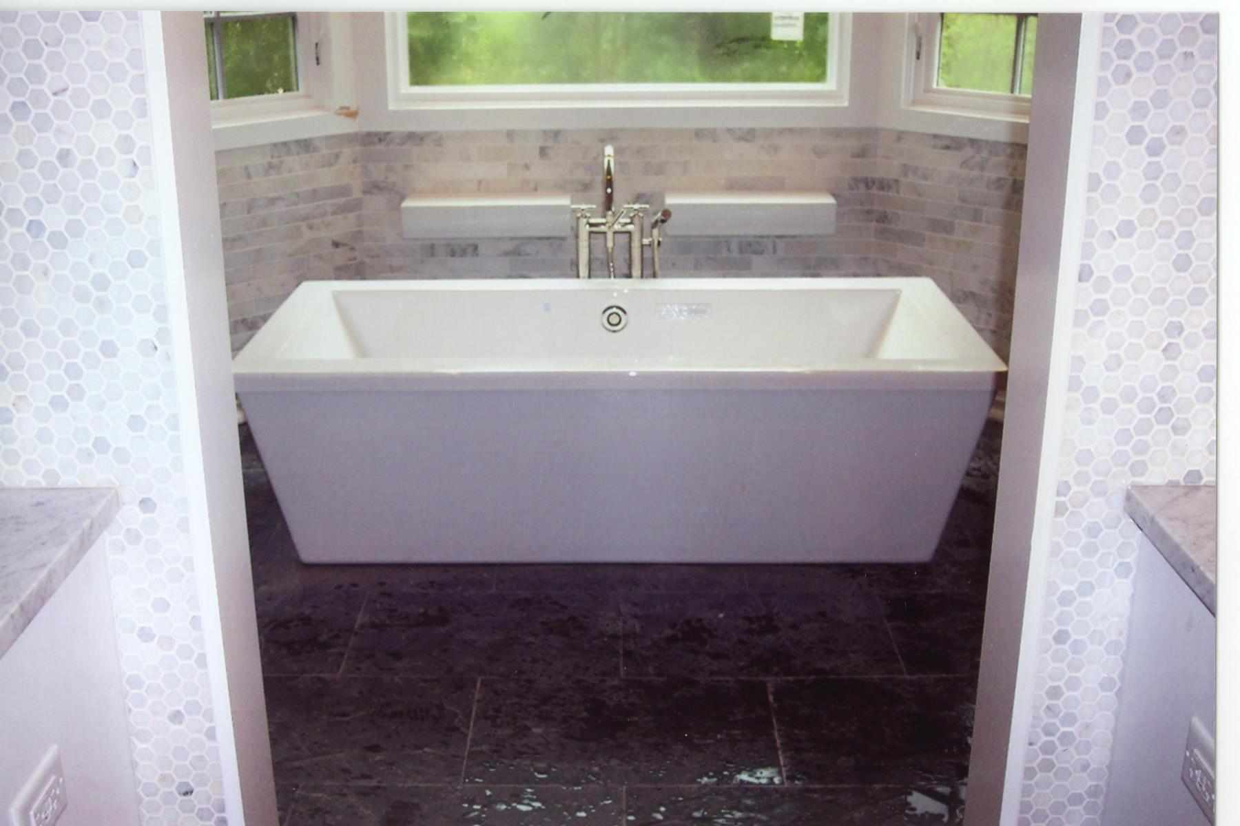 Marble Bathroom Tub Installation Naperville - JW Construction & Design Studio Services