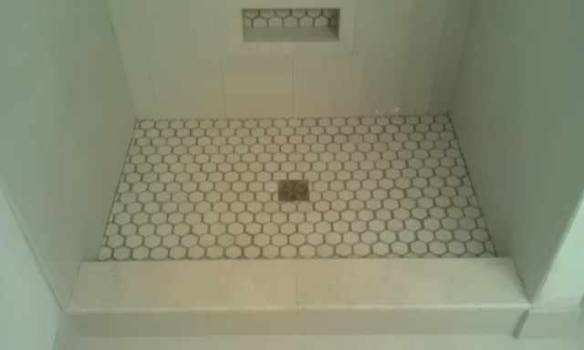 Penny Round Tile Installation Naperville - JW Construction & Design Studio Services