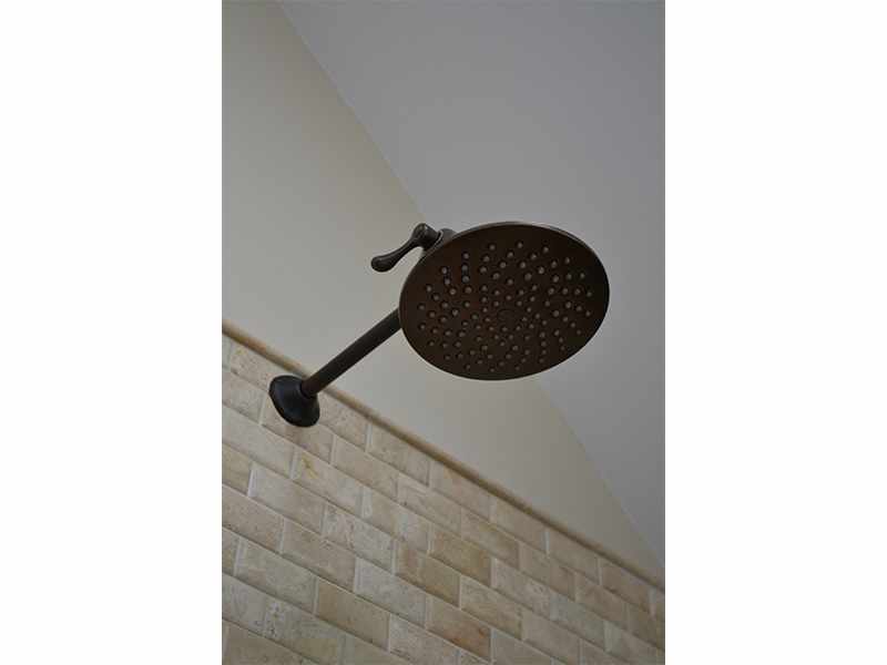 Rainhead in an Aurora, IL Bathroom Remodel - JW Construction & Design Studio Services